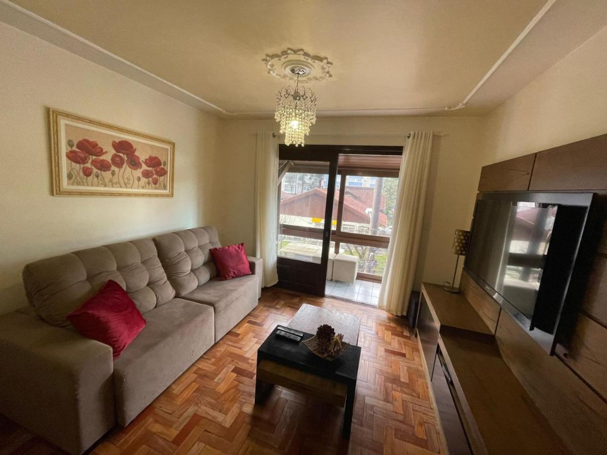 Apartamento Para 9 Pessoas - Blumenhaus 201 - Uma Quadra Da Rua Coberta! Gramado Kültér fotó